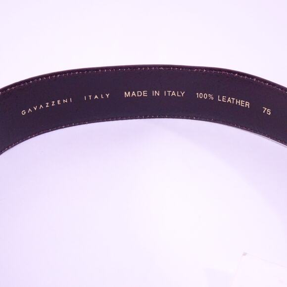 Veronica Beard x Gavazzini NEW Aloe Leather Belt XXS NWT 180 Burgundy
